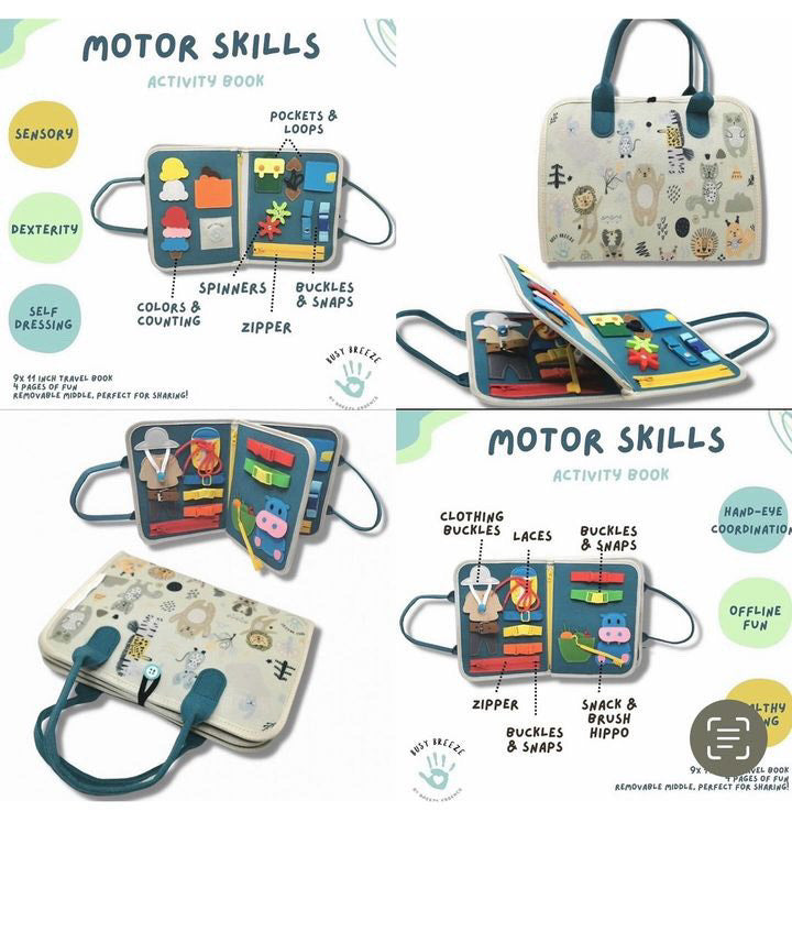 Busy Board Activity Book - Jungle-Mountain Baby